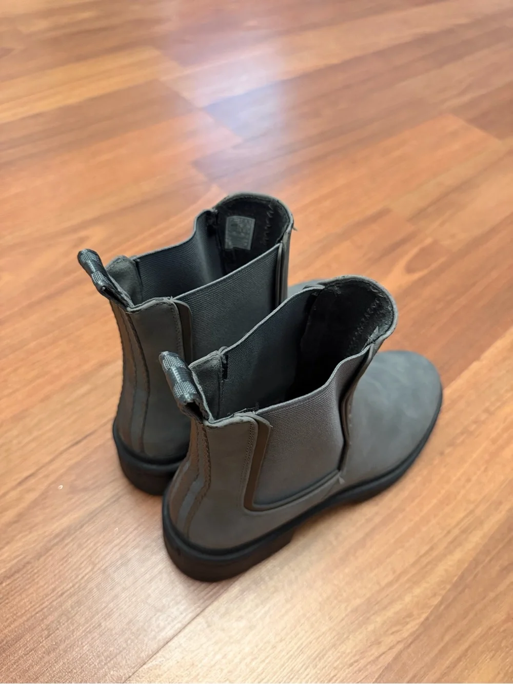 Men's Grey Chelsea Boots - Sleek Slip-On Dress Boot